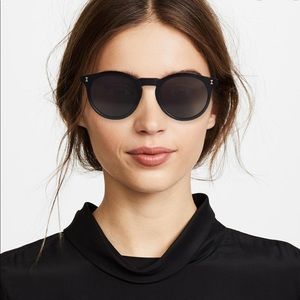 Illesteva Sterling Sunglasses- Black Frame/ Lenses
